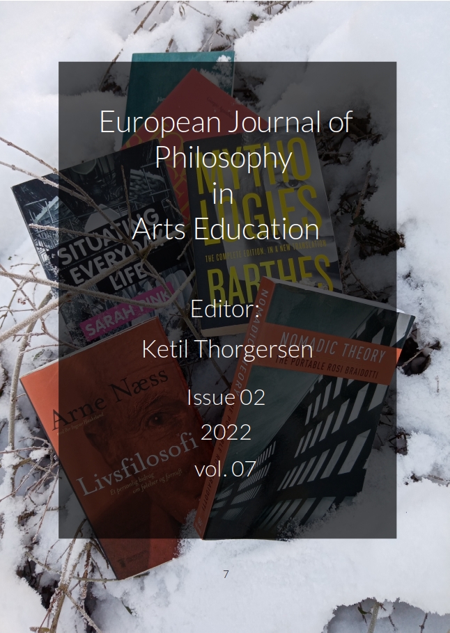 View Vol. 7 No. 01 (2022): European Journal of Philosophy in Arts Education (EJPAE)