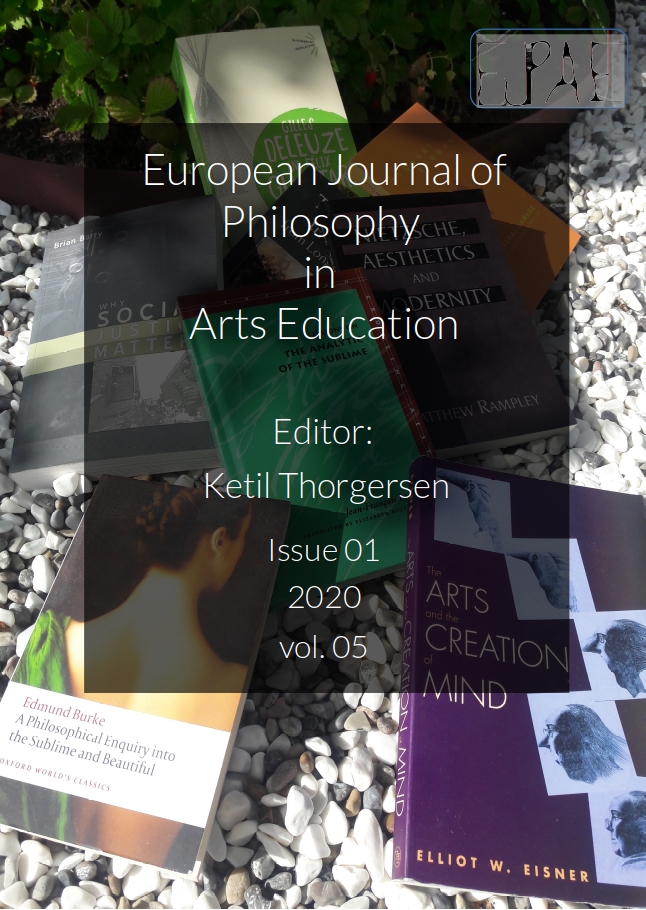 					View Vol. 5 No. 01 (2020): European Journal of Philosophy in Arts Education
				