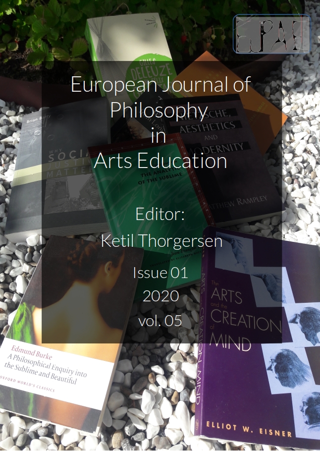 View Vol. 5 No. 01 (2020): European Journal of Philosophy in Arts Education