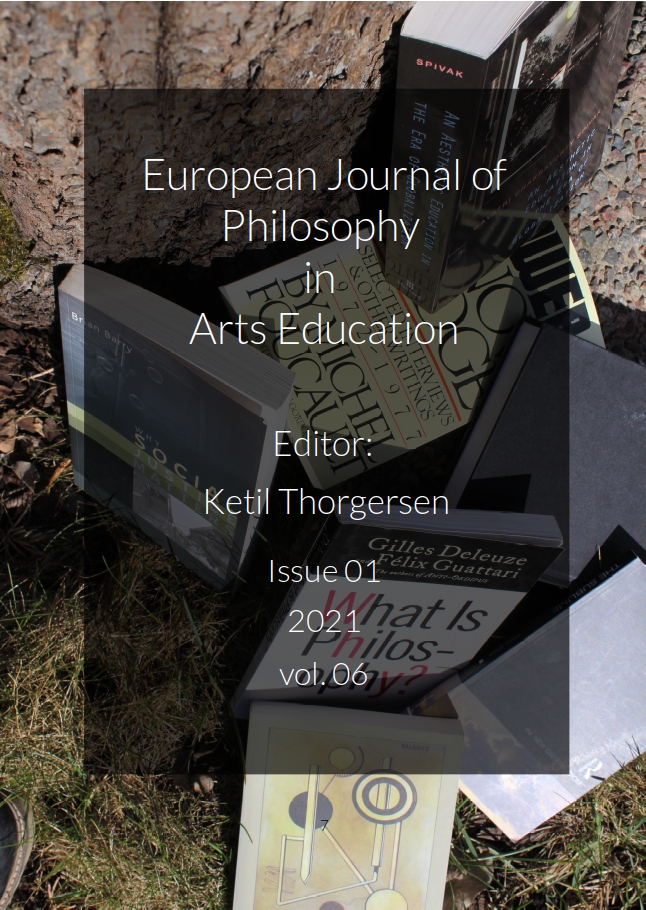 					View Vol. 6 No. 01 (2021): European Journal of Philosophy in Arts Education
				