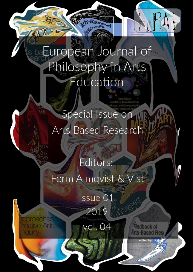 View Vol. 4 No. 01 (2019): European Journal of Philosophy in Arts Education